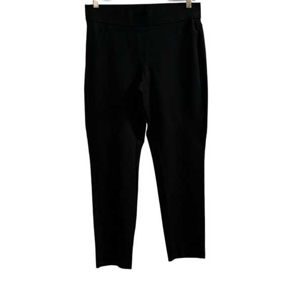 Rafaella Women's Black Dress Pants Size 8 Stretchy Pull-On Workwear - Picture 1 of 14